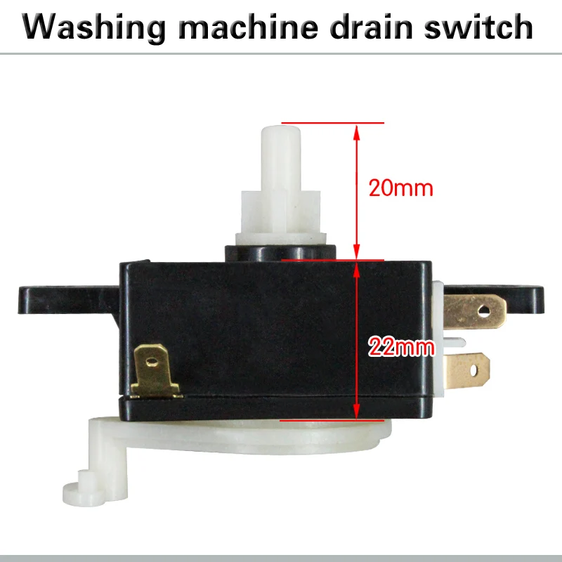 Double cylinder washing machine drain function switch accessories Semi-auto washing machine drain switch