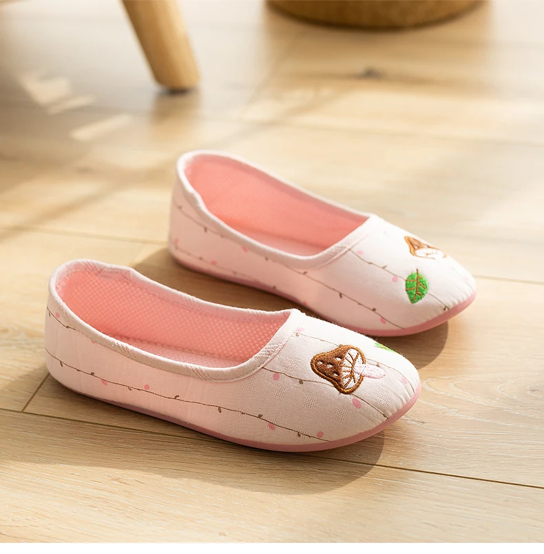 Summer Thin Bag With Breathable Soft Sole Pregnant WomanAt Home Slipper Anti-Slip Room Outerwear Girl Shoes Slippers