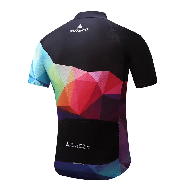 Miloto Cycling Jersey Men 2021 Mountain Bike Clothing Anti-UV Racing MTB Bicycle Shirt Uniform Breathable Cycling Clothing Wear