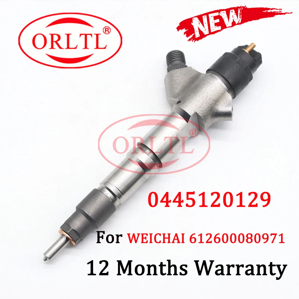 

ORLTL 0 445 120 129 (0445120129) New Spray Common Rail Engine Injector Nozzle 0445 120 129 For WEICHAI 612600080971