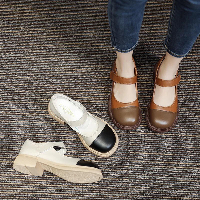 2021 Spring And Autumn Color Matching  Women's Shoes