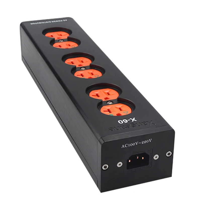 Xangsane a US hifi power strip 2 sockets/4 sockets/6 red copper power sockets for Hi-end audio system power filter