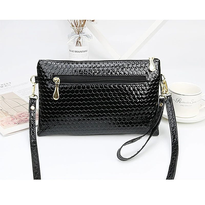 Crossbody Bags for Women 2022 New Fashion PU Lattice Shoulder Bag Comfortable Wrist Strap Cheap Women\'s Bags