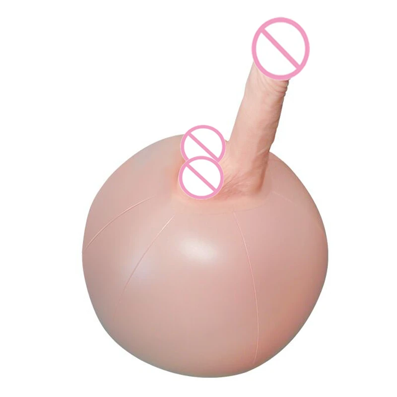 Thierry Rider Rocker Sex Ball with Dildo,Inflatable Ball Sex Furniture Sitting On Sex Toys for Women Adult Products Masturbation