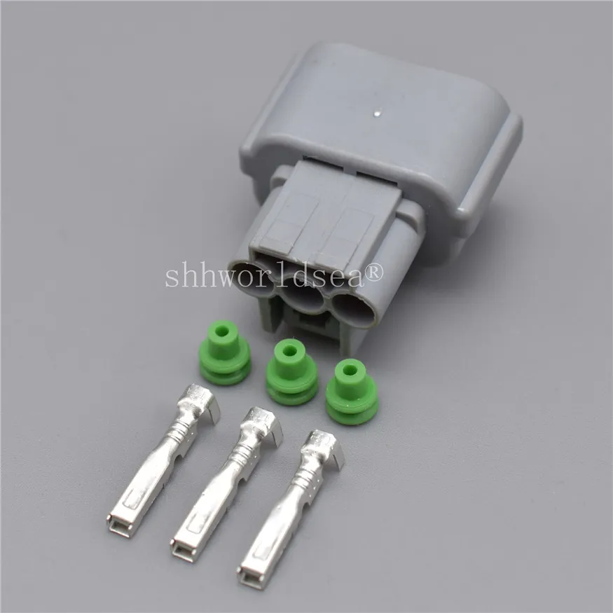 1Sets 3 Pin auto waterproof connector sensor plug PU465-03127 For JAC Mitsubishi EVO Outlander Pajero Ignition Coil Plug