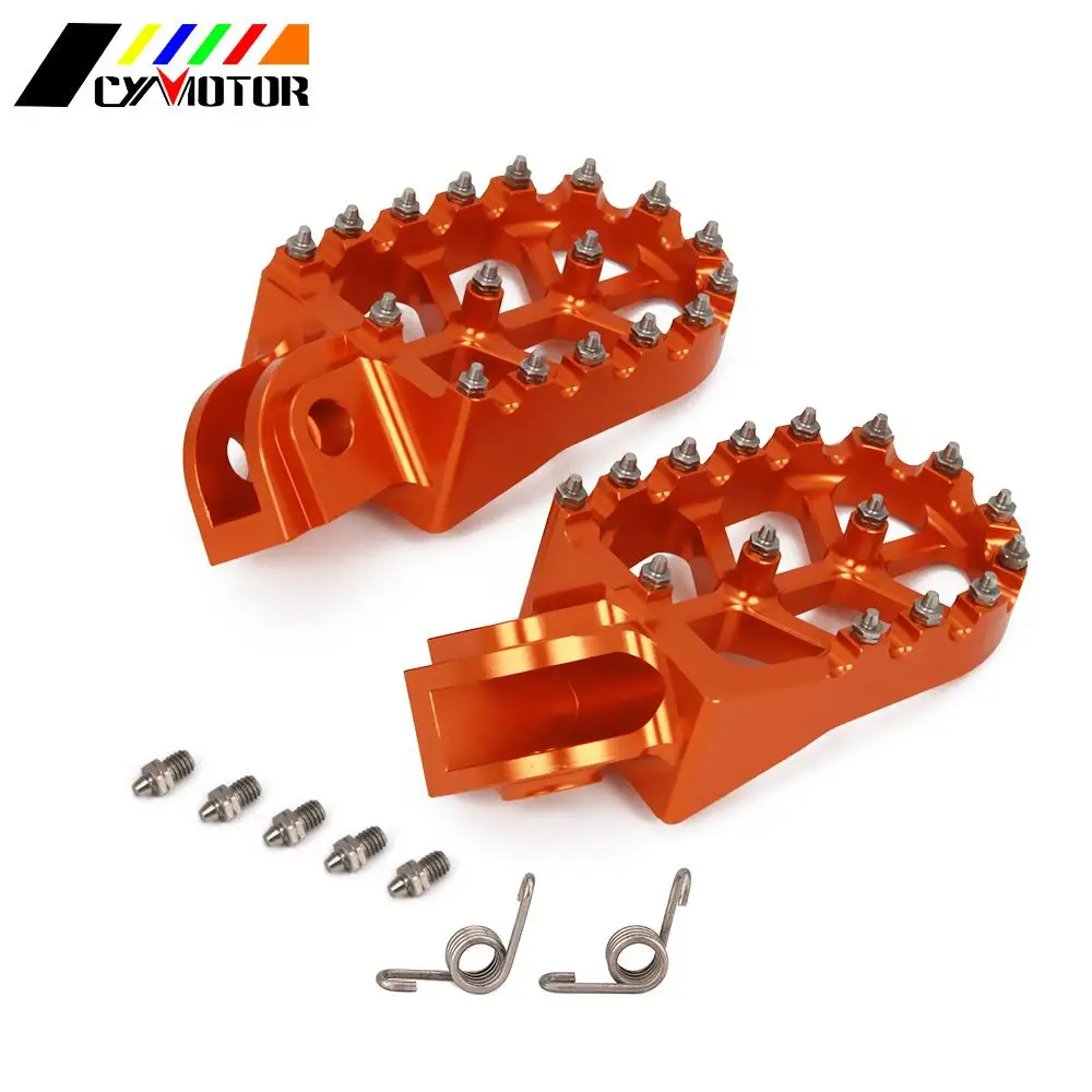 CNC Foot Pegs Pedals Foot Rests For KTM SX SXF EXC EXCF XC XCF XCW XCFW Husqvarna TC TE TX FE 85 125 150 200 250 300 350 450 530