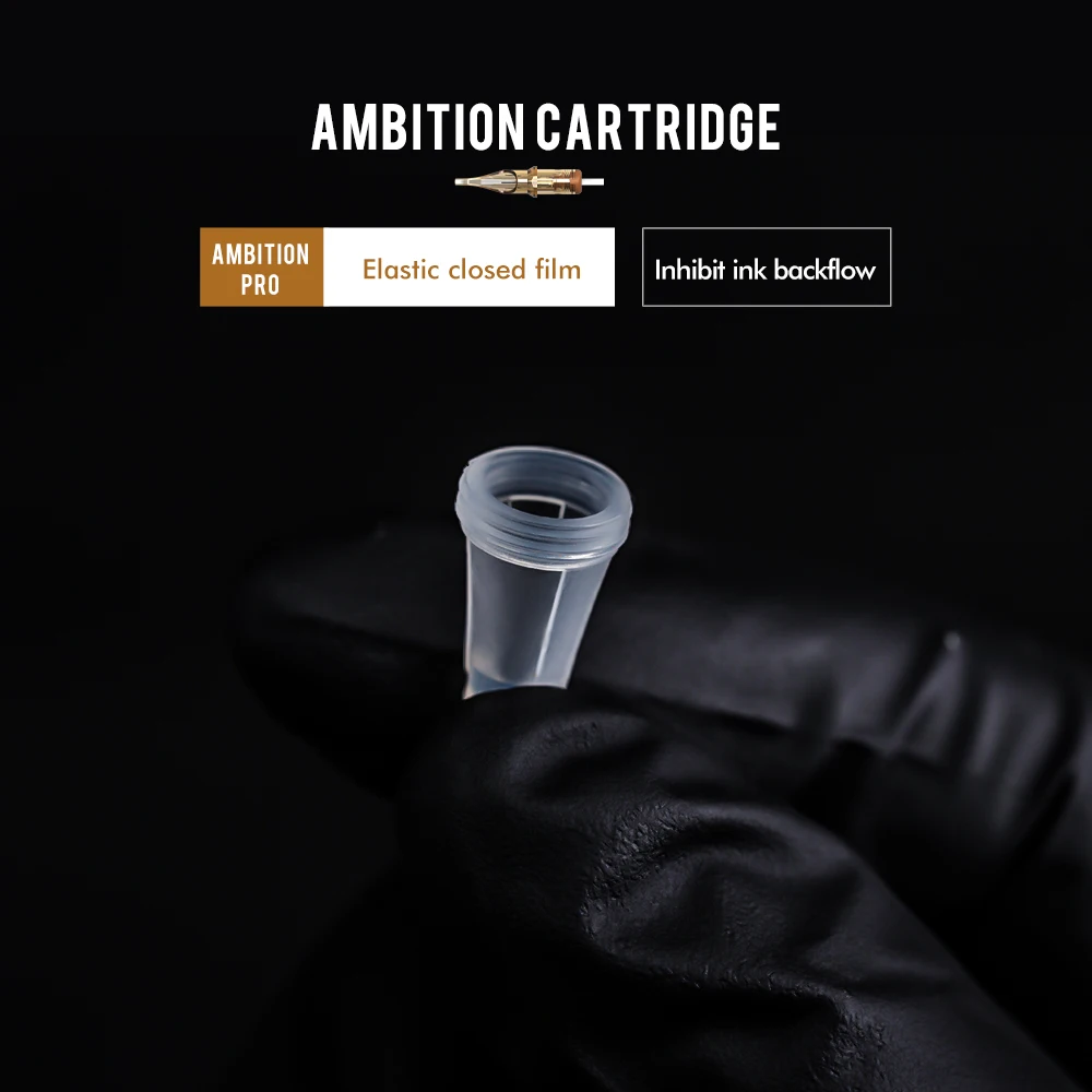 Ambition Premium Revolution ตลับหมึกสักผสมรอบ Shader โค้ง Magnum เข็มสัก 1rl 3rl 5rl 7rl 9rl 7rm 9rm 13rm