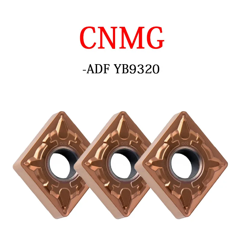 CNMG120408 CNMG 120404 120408 120412 ADF YB9320 CNC Turning Inserts Processing Stainless Steel For Lathe Turning Tool Holder