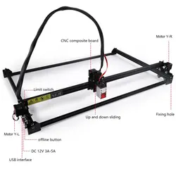 NEJE MASTER 2S MAX 40W Laser Engraver Cutter A40640 Dual Laser Diode Module - 460 X 810 MM - LASERGRBL - LIGHTBURN - APP Control