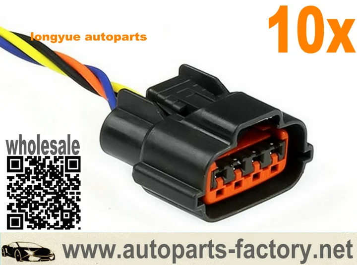 

Longyue 10pcs Distributor Plug Pigtail for Nissan 240sx S13 KA24DE DOHC 91 92 93 94