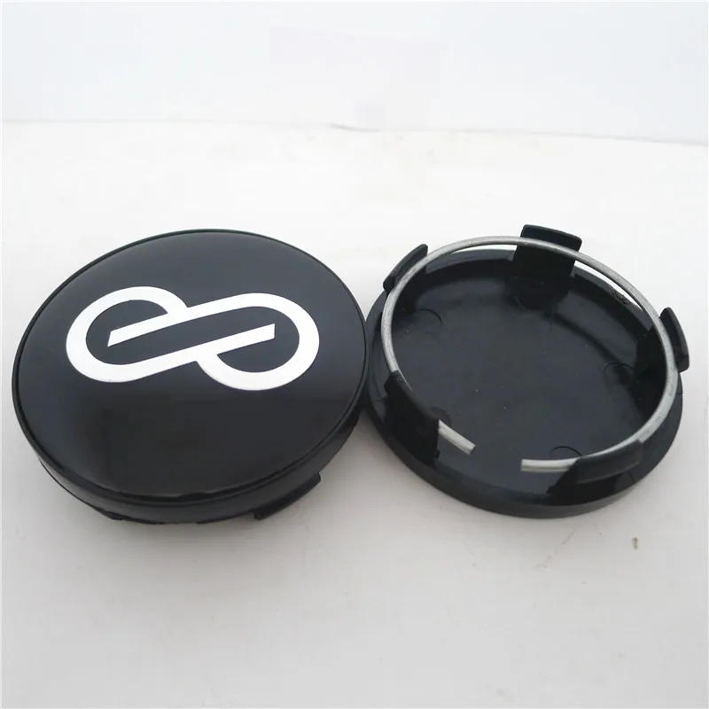 

4pcs 59mm For ENKEI Car Wheel Center Hub Cap Cover 56mm Emblem Badge Stickers Auto Styling