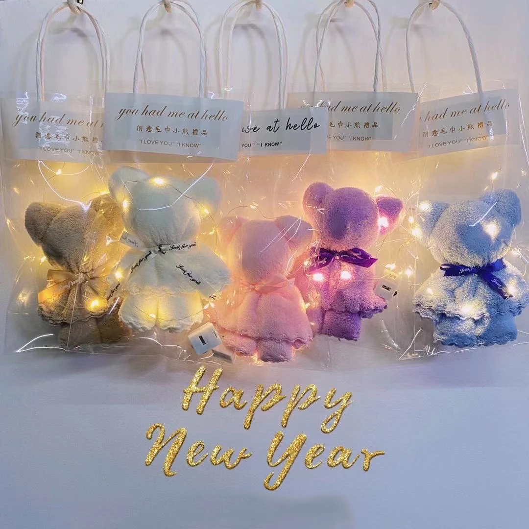 Stuffed toy wedding luminous small gift wedding small pendant doll send a happy new year and Christmas gift for friends