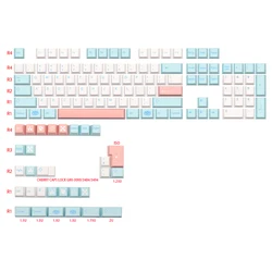 Duits Frans Italiaans Spanje Uk Iso Gmk Noel Pbt Dye Subb Keycap Cherry Profiel Keycaps Set Voor Qwertz Azerty Mx toetsenbord Key Cap