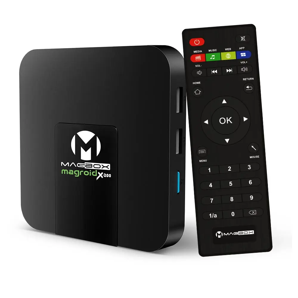 MAGBOX MAGROID X-200 S905W 2GB DDR RAM 16GB ROM 4K ULTRA HD MINI ANDROID 9.0 4K IP TV BOX