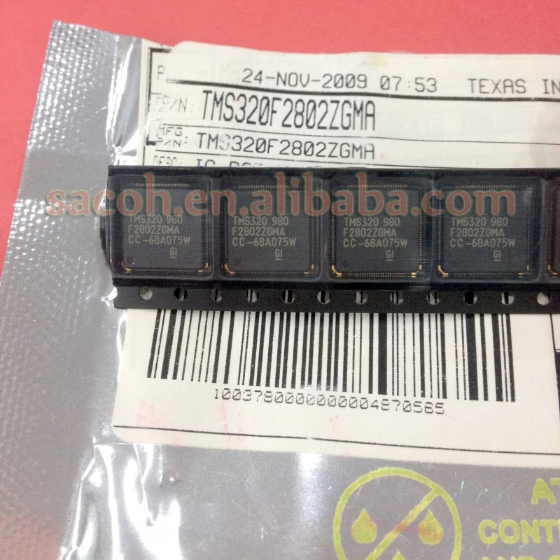 

1PCS/lot New OriginaI TMS320F2802ZGMA or TMS320F2802ZGMS TMS320F2802 BGA100 DSP Digital Signal Processors