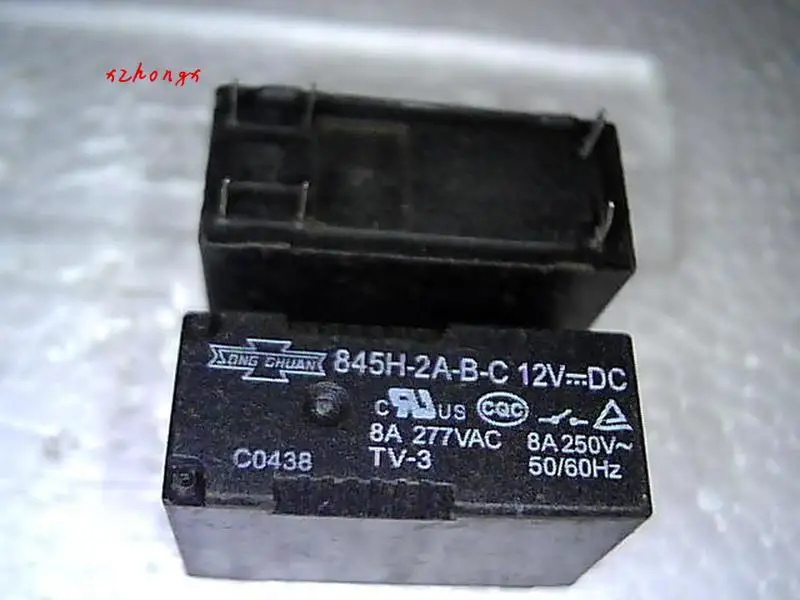 

Relay845H-2A-B-C 12VDC 8A 277VAC