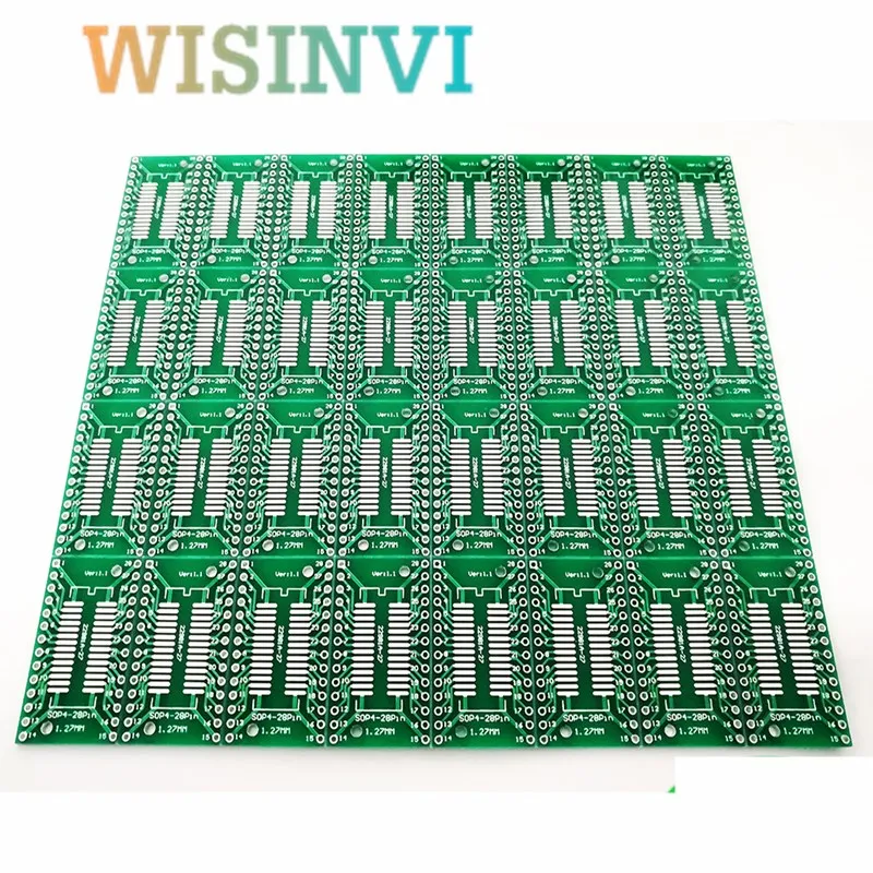 5-100 PCS TSSOP28 SSOP28 SOP28 para DIP28 Placa De Transferência DIP Pin Placa Pitch Adaptador