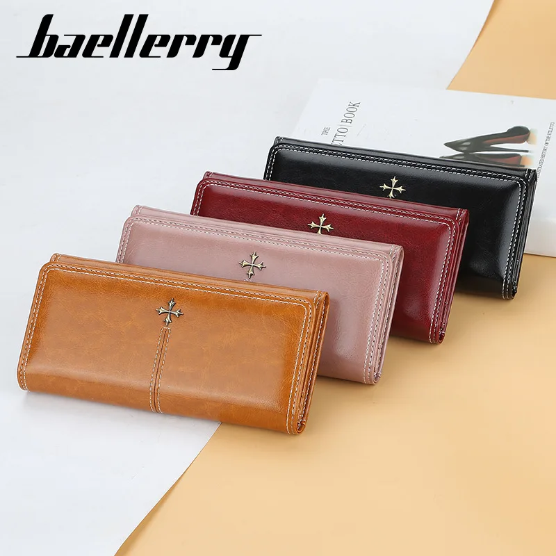 2020 New Long Women Wallets Fashion Card Holder Top Quality Sequined Female Purse PU Leather Zipper Brand Wallet For Women