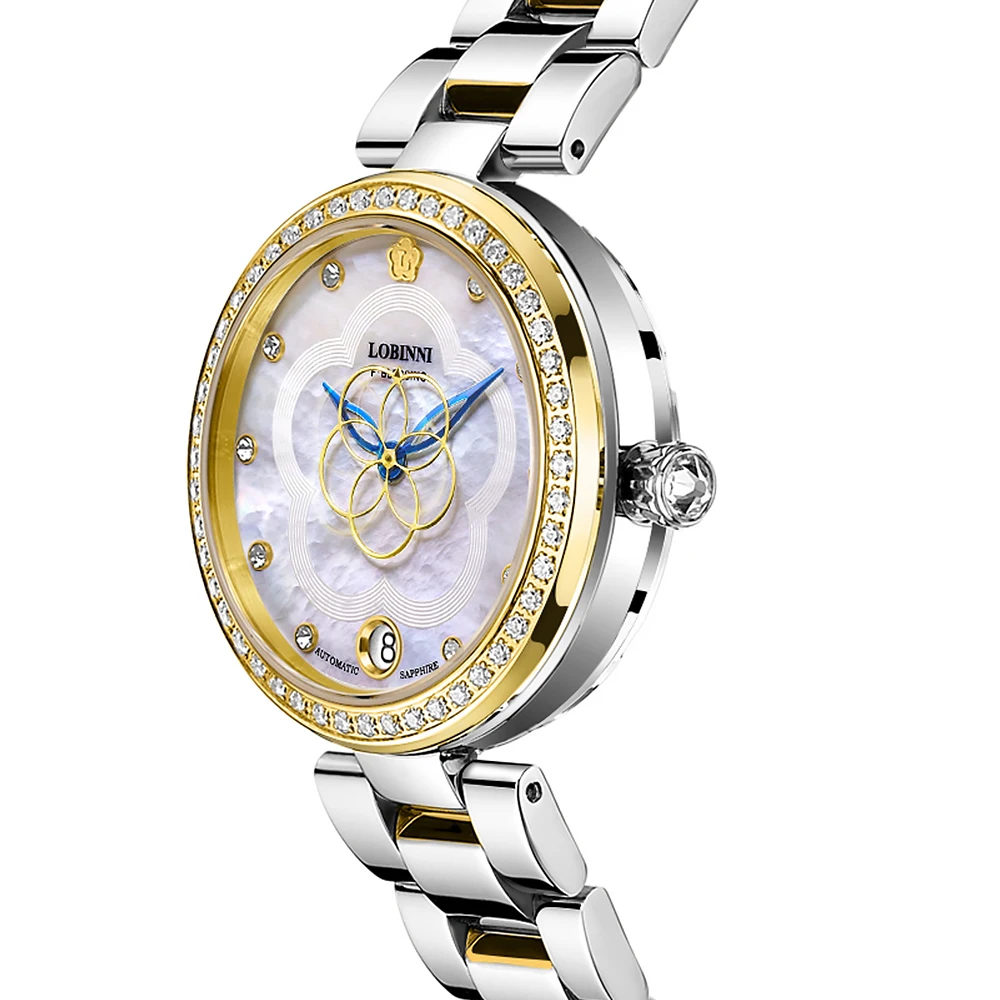 Japan MIYOTA Movement Femme Mechanical Watch Waterproof Sapphire Mirror Women Watches Fashion Leather Stainless Steel Lady Clock