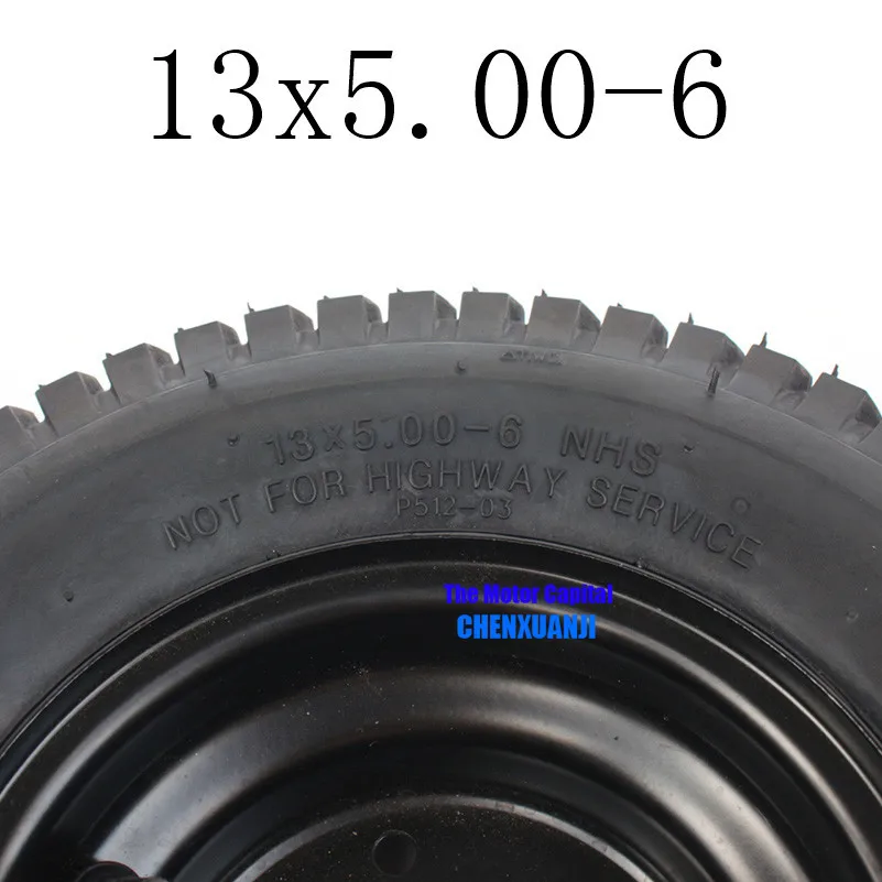 Hot Sale Super High Performance 13x5.00-6 Wheel Tire Tyre for 6 Inch Alloy Rims Hub Fits ATV QUAD Buggy Mower Go-kart