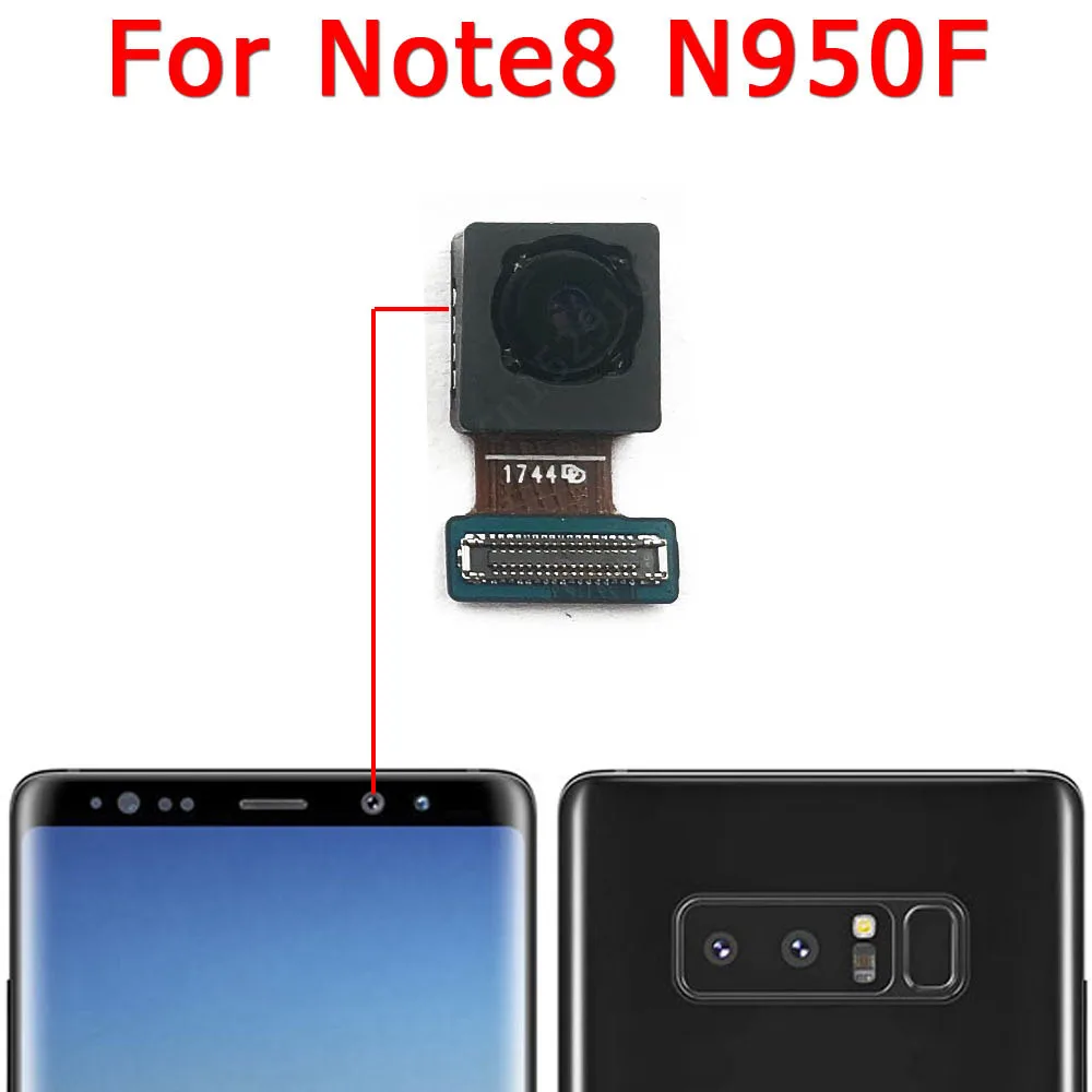 For Samsung Galaxy Note 8 Note8 N950F Front Rear Back Camera Frontal Main Facing Camera Module Replacement Spare Parts