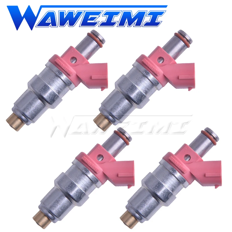 

WAWEIMI 4x Fuel Injector Nozzle Valve OE 23250-11050 For Toyota Corolla Caldina Sprinter Cynos Tercel Corsa Starlet