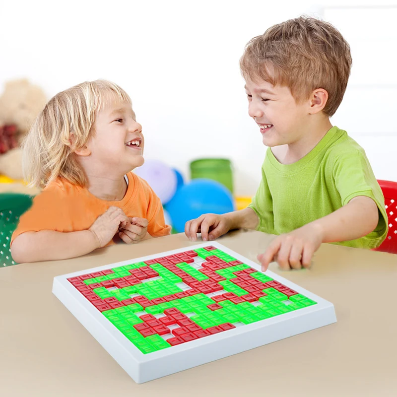 Strategy Game Blokus Board Games Junior Chess Educational Toys Multi-Colour Blocks Russian Box Series Games For Children Gift