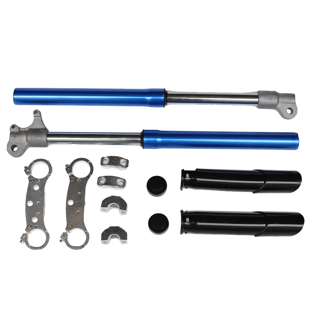 

Original inverted front fork with upper and lower aluminum blocks for small Apollo off-road motorcycles