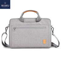 WIWU Laptop Bag Case 13 14.2 15.3 16 Waterproof Notebook Bag for MacBook Air 13 Case Women Men's Shoulder Bag for MacBook Air 15