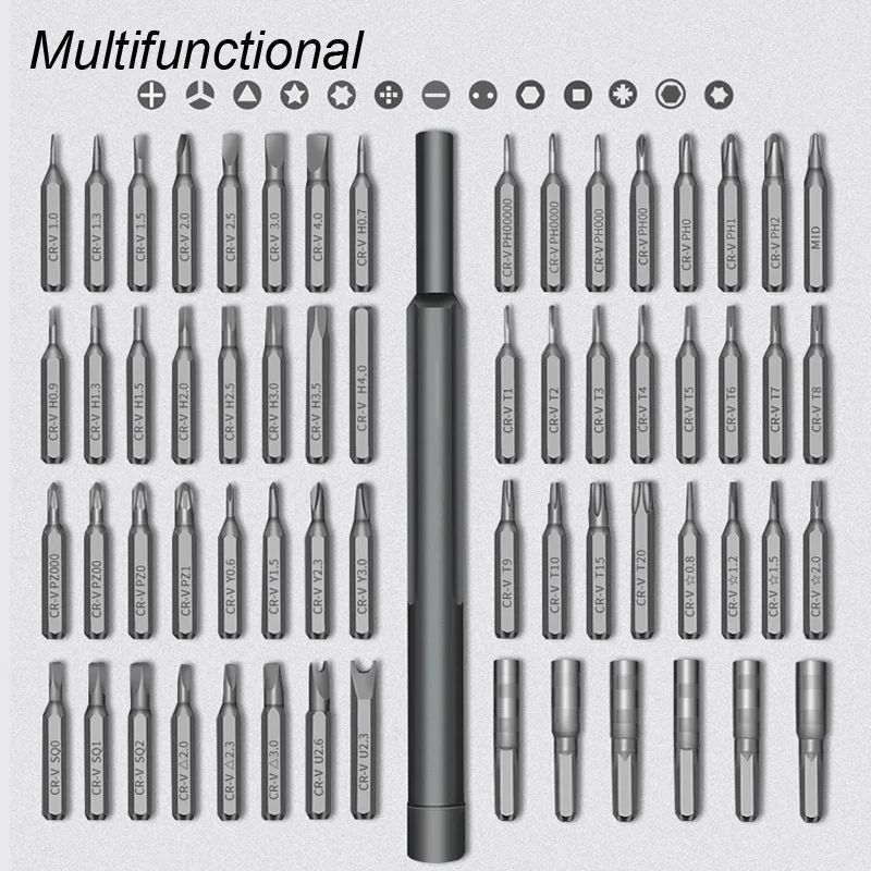 Magnetic Precision Screwdriver Set Electric for Xiaomi iPhone Computer Screw Driver Kit Bits Tri Wing Torx Small Screwdrivers