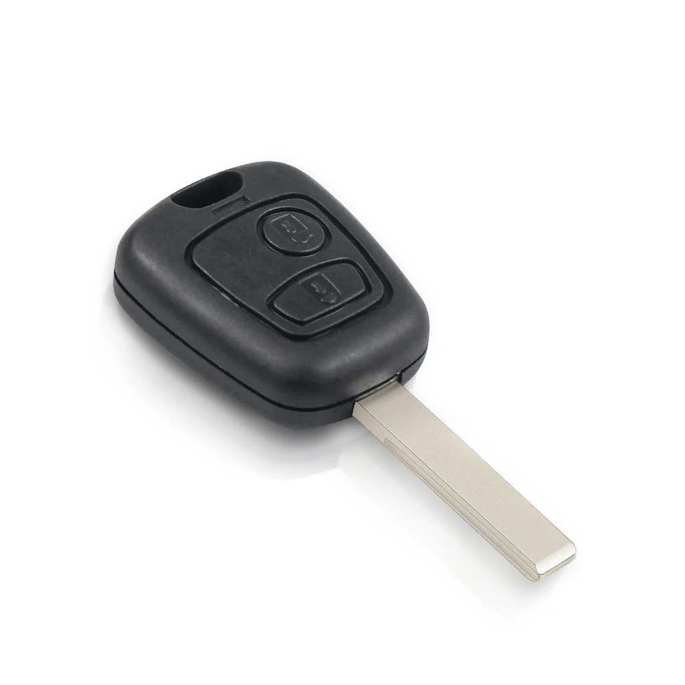 KEYYOU Car remote control Key 2 Buttons 433Mhz For PEUGEOT 207 307 Car Keyless Fob PCF7961 Chip HU83 Blade