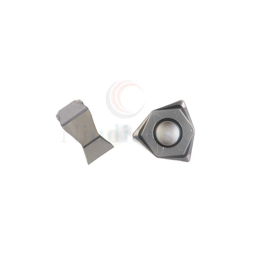 Outil de tournage pour tour CNC WNMU080608EN-GM LF6018, Inserts de fraisage, coupeur, insertion en carbure utilisé pour les pièces en acier inoxydable, 10 pièces