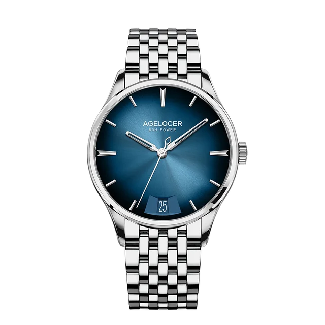 AGELOCER Original Budapest Watch Men's Vogue Formal Big Calendar