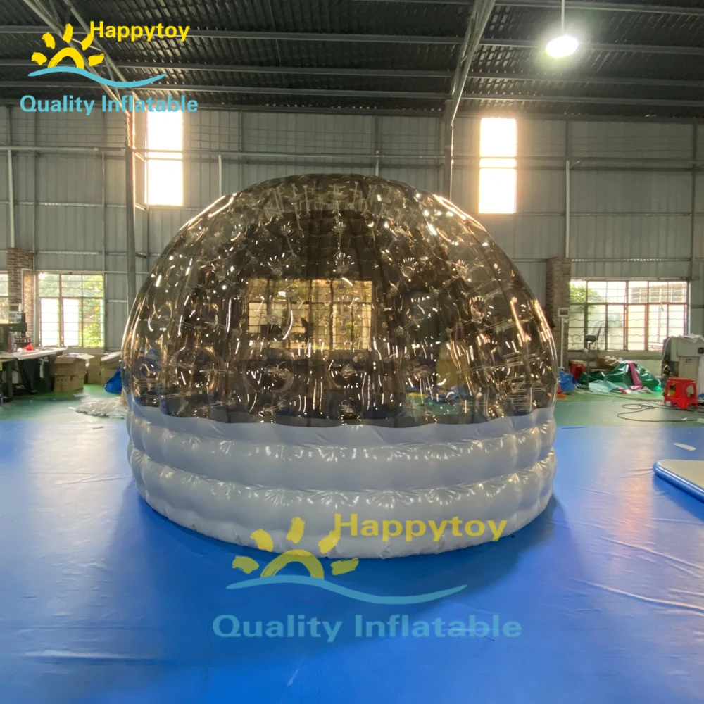 Outdoor Camping Waterproof Transparent Inflatable Dome Igloo Tent For Show