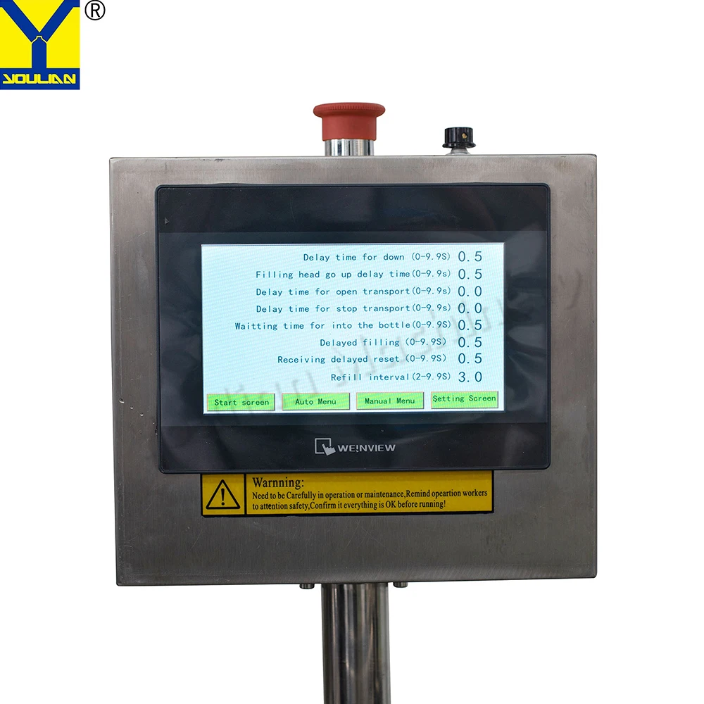 อัตโนมัติ Liquid & วางเครื่องบรรจุ Jar เติมเครื่องสำอางค์ครีม Heavy ซอส