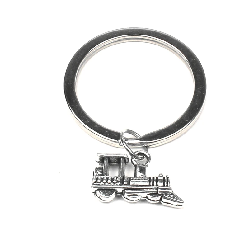 New Creative Steam Train Locomotive Design Metal Keychain Punk Rock Car Keychain Chain Hot Christmas Gift Woman Party Souvenir
