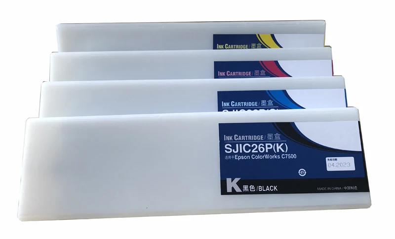 

SJIC26P Compatible ink cartridge for Colorworks C7500 Label Printer (Full with Pigment Ink)