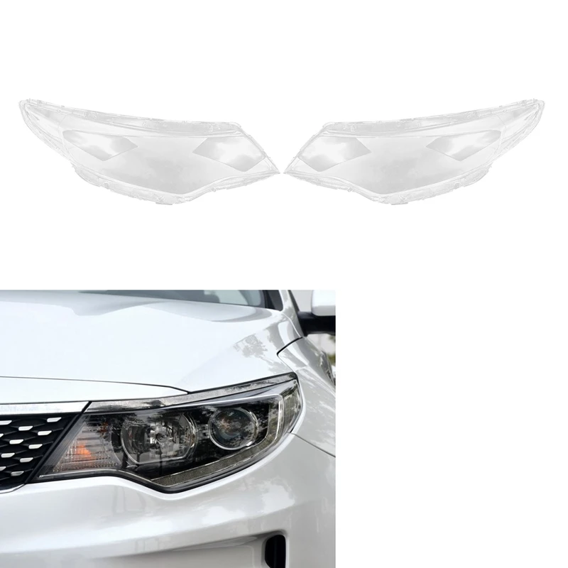 Untuk Kia K5 Optima 2016 2017 2018 Penutup Lampu Sorot Transparan Penutup Lensa Penutup Lampu Depan