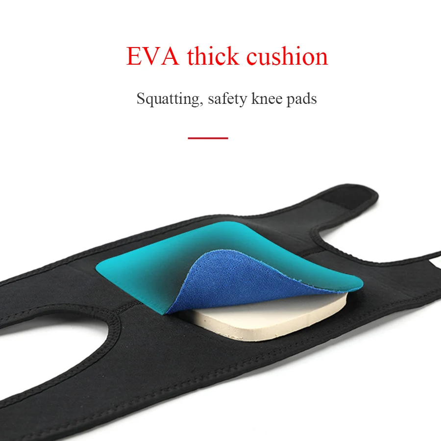 EVA Knee Pads Elastic knee brace support Patella Brace Pressurize Support Basketball Running Fitness Protector Sports Gear UNIS