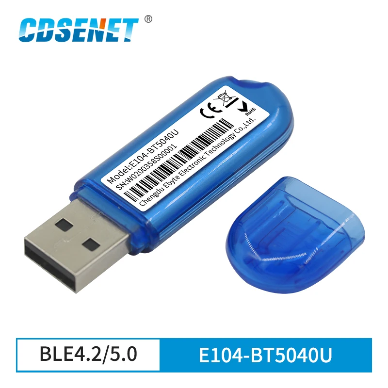 E104-BT5040U nRF52840 BLE4.2 BLE5.0 2.4GHz wireless bluetooth Transceiver BLE USB Dongle module with PCB antenna