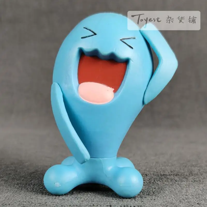 Genuine bulk Anime Pokemon Zeraora Wobbuffet Scorbunny Bulbasaur Mewtwo Mew Action Figure Model Toys Gift for Children