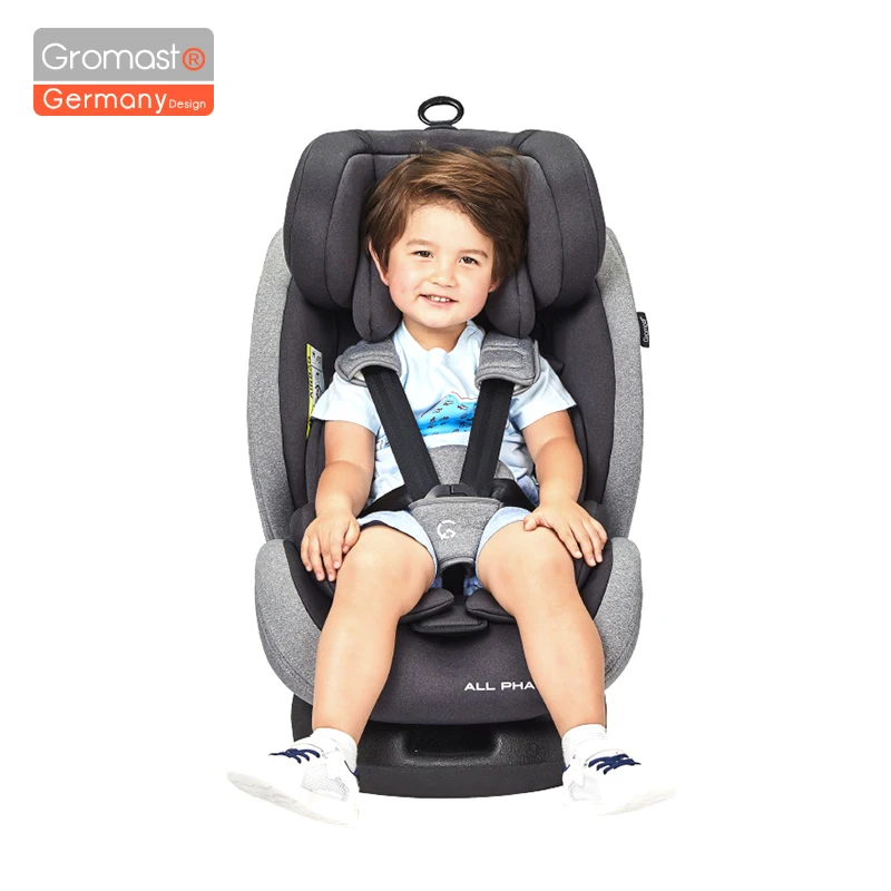 Gromast head support Adjustable 165° Baby Car Seat kids with Isofix Convertible Child Safety Booster Seat Armchair 0-12Y 9-36kg