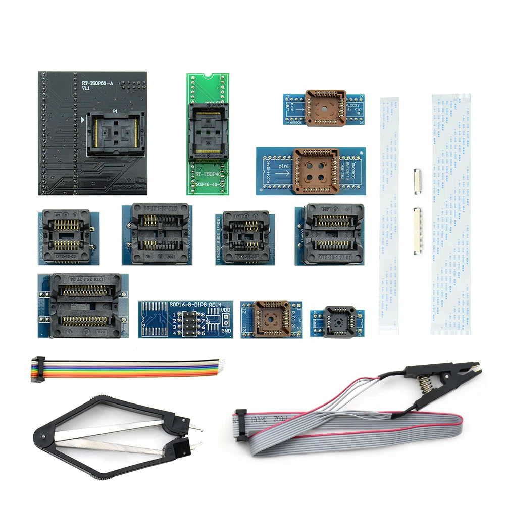 Original RT809H +16 Adapters EMMC-Nand FLASH Extremely Fast Universal Portable Engineering Calculator Test Product