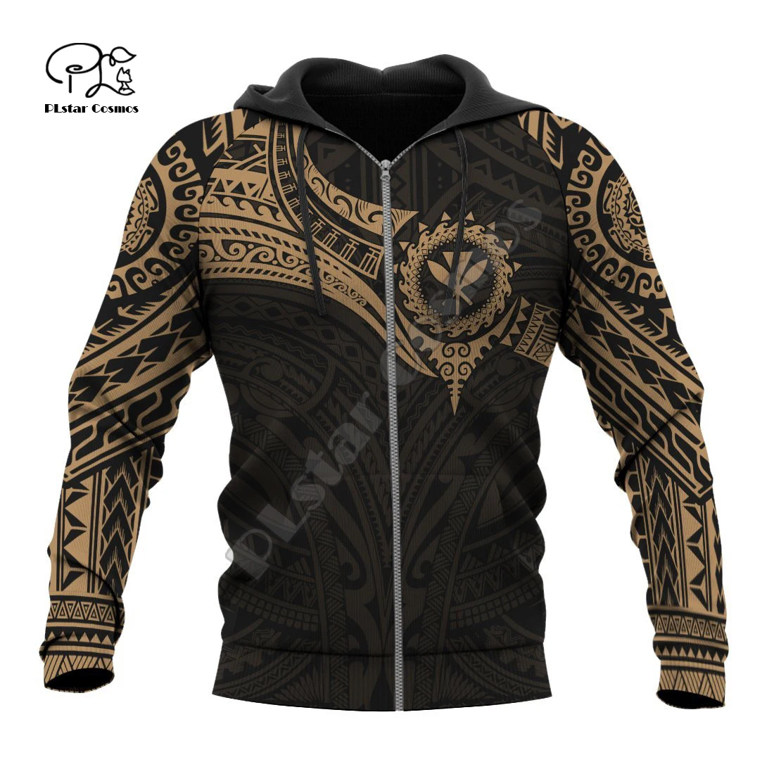 PLstar Cosmos 3DPrint Polynesian Hawaii Tribal Pattern Amazing Tattoo Harajuku Streetwear Funny Unisex Hoodies/Sweatshirt/Zip P4