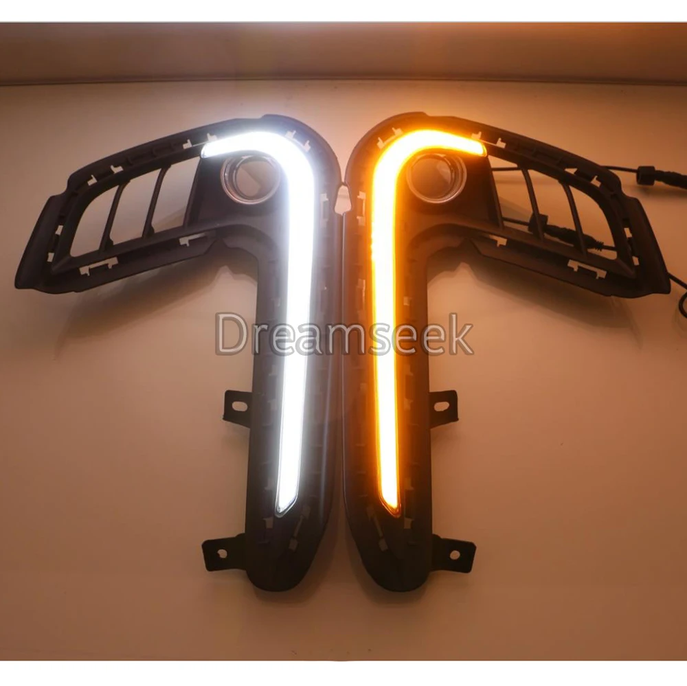 LED DRL Day Light for Hyundai Elantra Avante AD 2016 2017 Daytime Running Light Driving Fog Lamp with Turn Signal