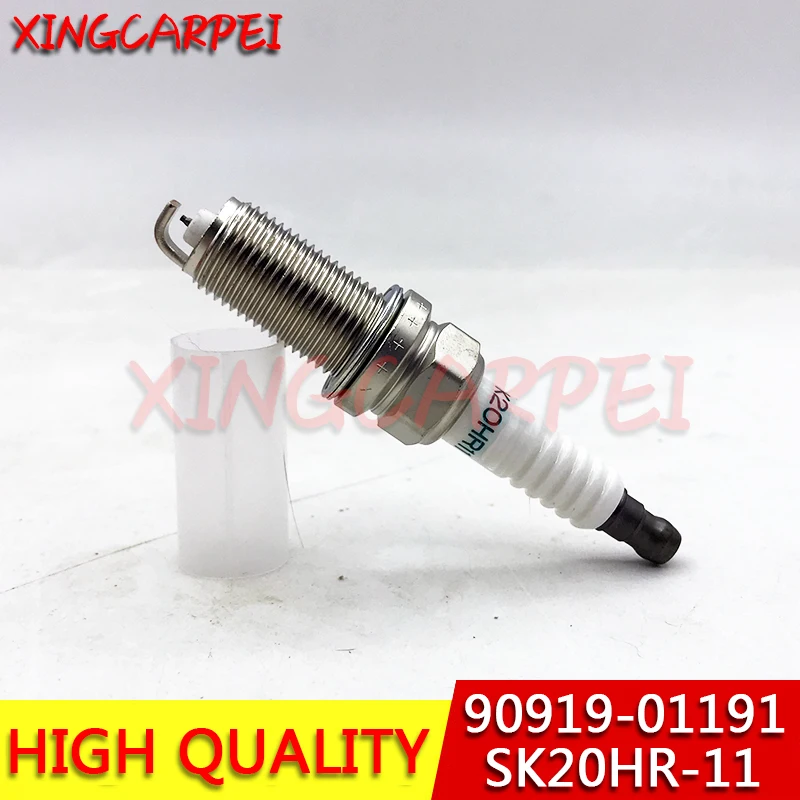 4pcs 90919-01191 SK20HR 11 Iridium Spark Plug For BMW Toyota 4Runner Tacoma Volvo  90919 01191 SK20HR-11 90048-51185