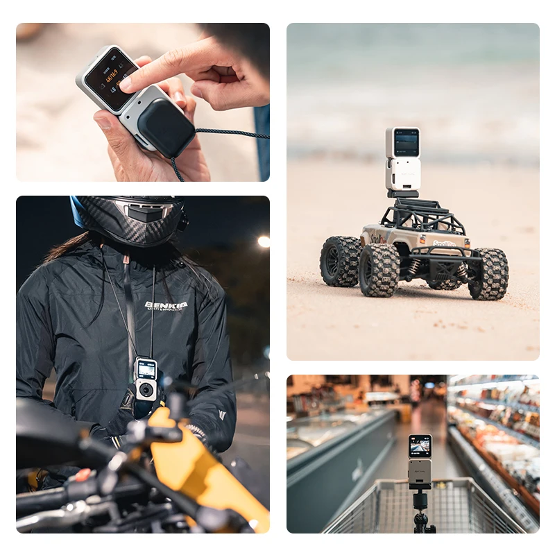 SmallRig-funda magnética para DJI Action2, accesorio blanco y gris, antiarañazos, anticaída, antideslizante, se adapta a múltiples escenas, 3626