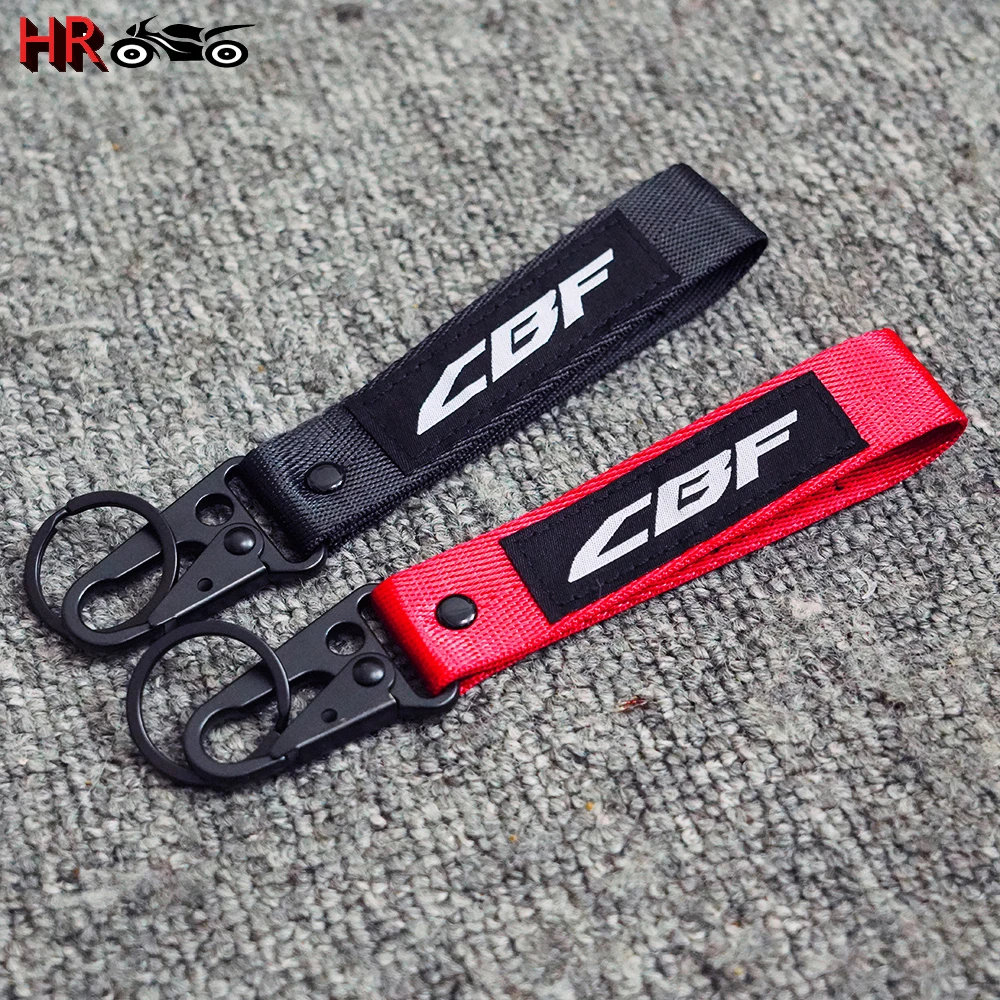 For Honda CBF 125 150 250 500 600 600s 1000 CBF600 CBF1000 SA CBF250 CBF500 CBF125 Newest Motorcycle Embroidery Keychain Keyring