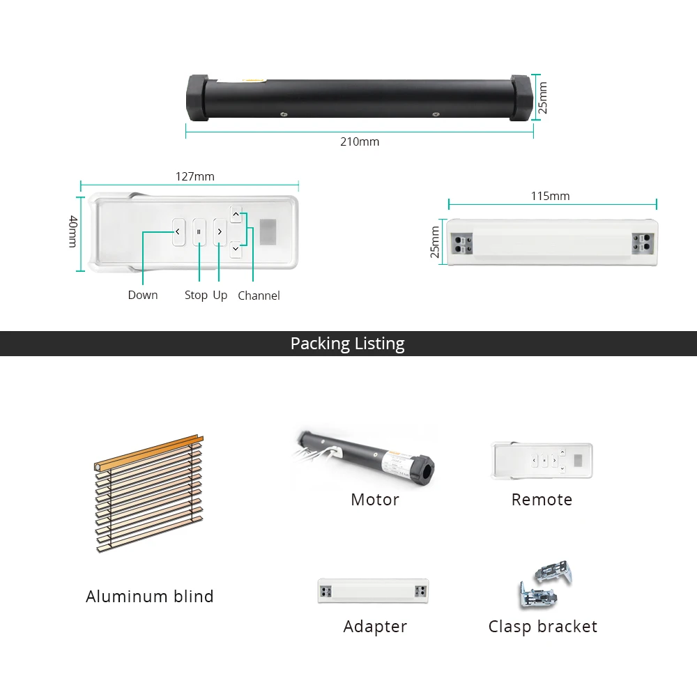 Zemismart Tuya WiFi Electric Roller Shade Motor Aluminum Blinds Customized Honeycomb Curtain Alexa Google Home SmartLife Control