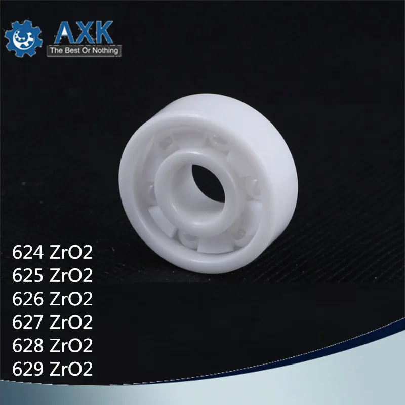 

624 625 626 627 628 629 Full Ceramic Bearing ( 1 PC ) 4*13*5 mm ZrO2 Material 624CE All Zirconia Ceramic Ball Bearings